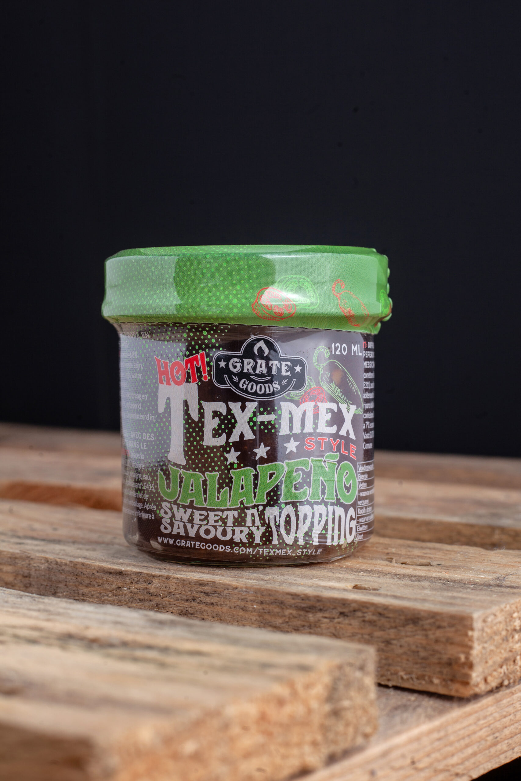 Jalapeño-topping Tex-Mex-style 120ml