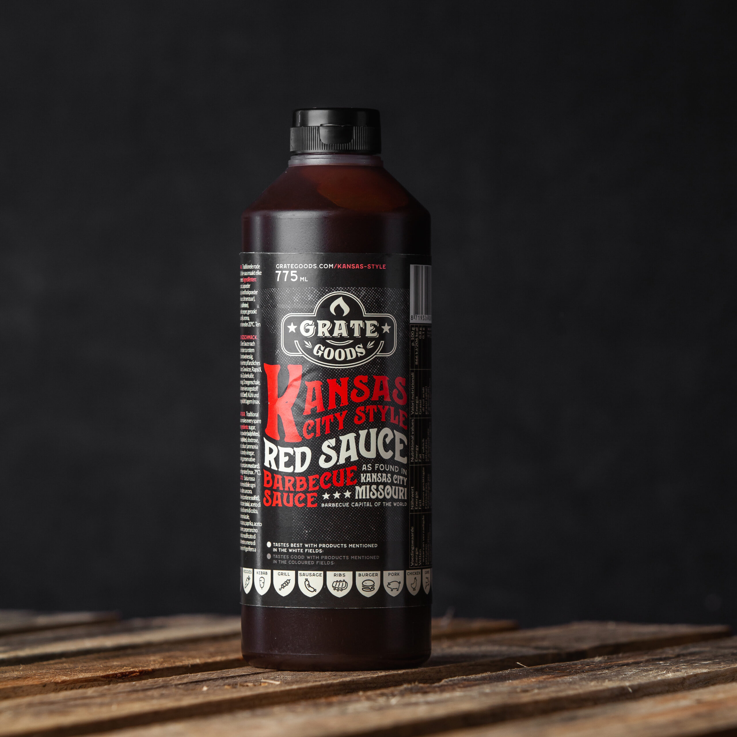 Kansas City Red Barbecue Sauce 775ml